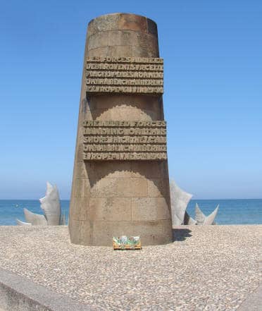 Omaha Beach second monument