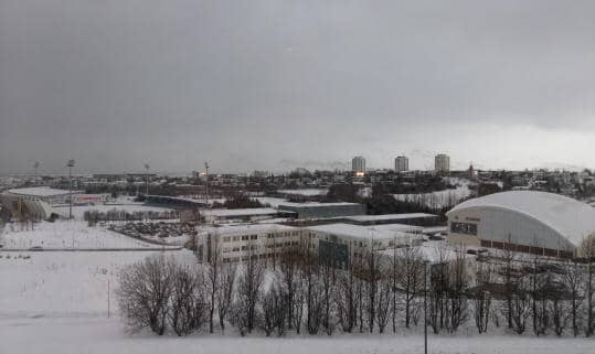 Iceland hotel view