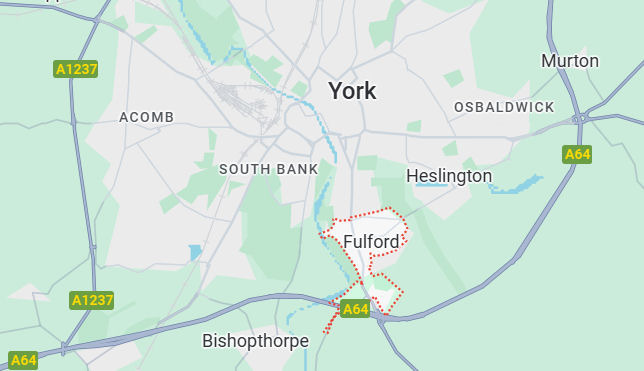 Battle of Fulford location