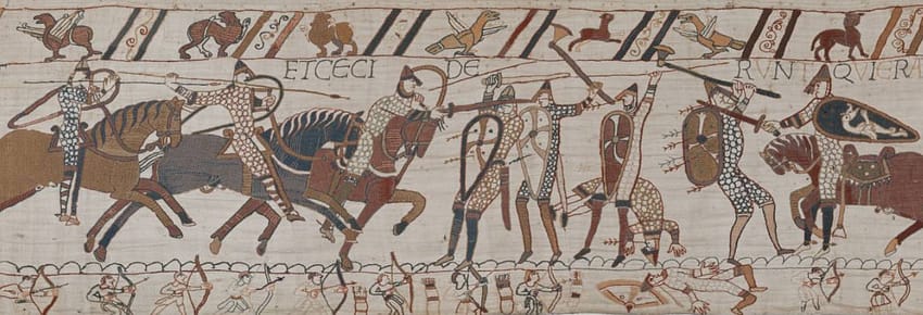 Norman Conquest Timeline - Scene from Bayeux Tapestry